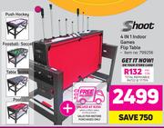 Shoot 4 In 1 Indoor Games Flip Table