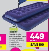 Camp Master Double Single Flocked Airbed Pack F03910BK030D2