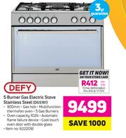Defy gas stove hot sale dgs161