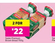 Sasko Premium Brown Bread-2 x 700g