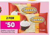 Spekko Long Grain Parboiled Rice-2 x 2Kg