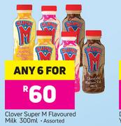 Clover Super M Flavoured Milk-6 x 300ml