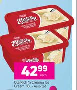 Ola Rich'n Creamy Ice Cream Assorted-1.8Ltr Each