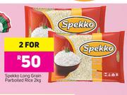 Spekko Long Grain Parboiled RIce-For 2 x 2Kg