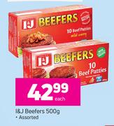 I & J Beefers Assorted-500g Each