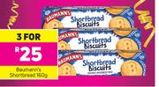 Baumann's Shortbread-3x160g