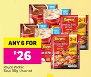 Royco Packet Soup Assorted-6x50g