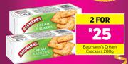 Baumann's Cream Crackers-For 2 x 200g