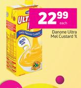 Danone Ultra Mel Custard-1ltr Each