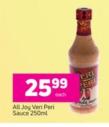 All Joy Veri Peri Sauce-250ml Each