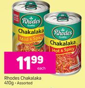 Rhodes Chakalaka Assorted-410g Each