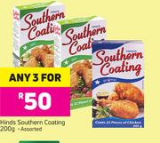 Hinds Southern Coating Assorted-For Any 3 x 200g