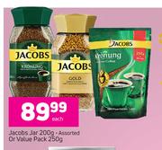 Jacobs Jar 200g Or Value Pack 250g-Each