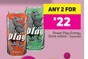 Power Play Energy Drink Assorted-2 x 440ml