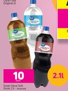 Great Value Soft Drink Assorted-2.1Ltr Each