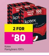 Kotex Pantyliners-2 x 100's