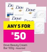 Dove Beauty Cream Bar Assorted-5 x 100g