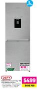 Defy 323Ltr Bottom Freezer Fridge WD C425 Metallic DAC627