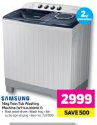 Samsung 14Kg Twin Tub Washing Machine WT14J4200MB F