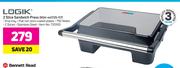 Logik 2 Slice Sandwich Press RSH-441725-117