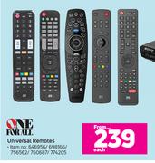 One For all Universal Remotes-Each