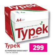 Typek A4 Paper Box 5 x 500 Sheet