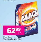 Maq Hand Washing Powder-3Kg Each