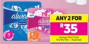 Always Maxi Pads Assorted-For Any 2x8's/9's/10's 