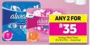 Always Maxi Pads Assorted-2 x 8's/9's/10's 