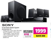 Sony 5.1 CH Home Theatre System DAV-TZ