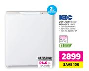 KIC 210Ltr Chest Freezer (White) KCG 210/1
