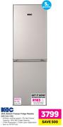 KIC 263Ltr Bottom Freezer Fridge (Metallic) KBF 525/1 ME