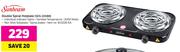 Sunbeam Double Spiral Hotplate SDS200BB