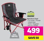 Camp Master Hard Arm Chair