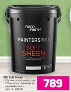 Fired Earth 20Ltr Soft Sheen