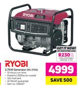 Ryobi 2.7KW Generator RG-2700