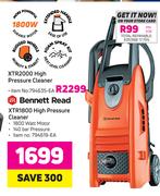Bennett Read High Pressure Cleaner XTR1800-Each