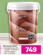 Fired Earth 20Ltr Extreme Roof