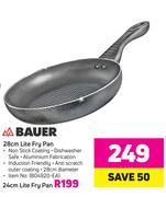 Bauer 28cm Lite Fry Pan