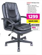 Parker Mid Back Chair Black