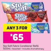 Sta Soft Fabric Conditioner Refill Assorted-For Any 3 x 500ml