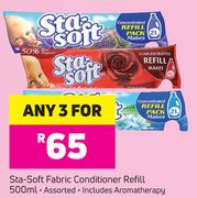 Sta Soft Fabric Conditioner Refill Assorted-3 x 500ml