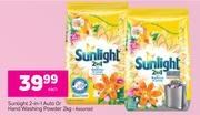 Sunlight 2 In 1 Auto Or Hand Washing Powder Assorted-2Kg Each