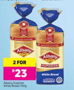 Albany Superior White Bread-For 2x700g