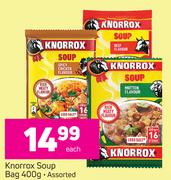 Knorrox Soup Bag Assorted-400g Each