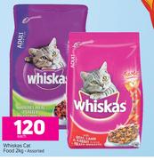 Whiskas cat Food Assorted-2Kg Each