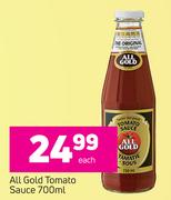 All Gold Tomato Sauce-700ml Each