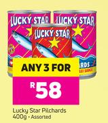 Lucky Star Pilchards Assorted-For Any 3x400g