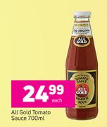 All Gold Tomato Sauce-700ml Each