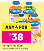 Purity Puree Assorted-4 x 110ml